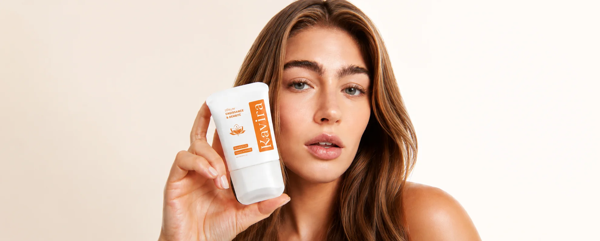 La routine capillaire Kavira — sérum, shampoing, masque et gummies