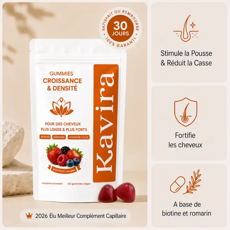 Gummies Croissance & Densité — 1 mois