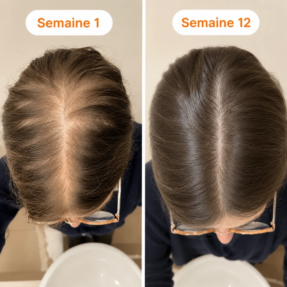 Résultat Kavira — semaine 1 comparée à la semaine 12, densité retrouvée